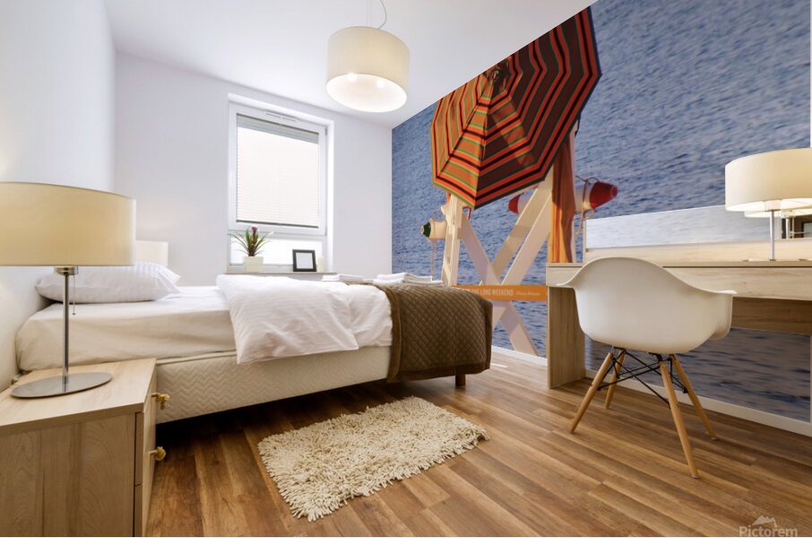 Umbrella On The Sound Mural print