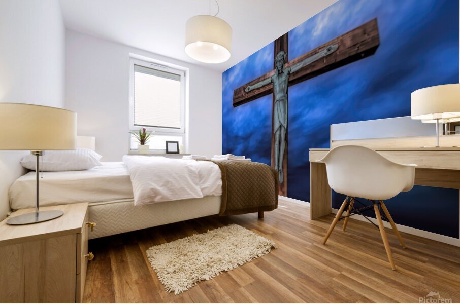 I Am Protection From The Storm Mural print