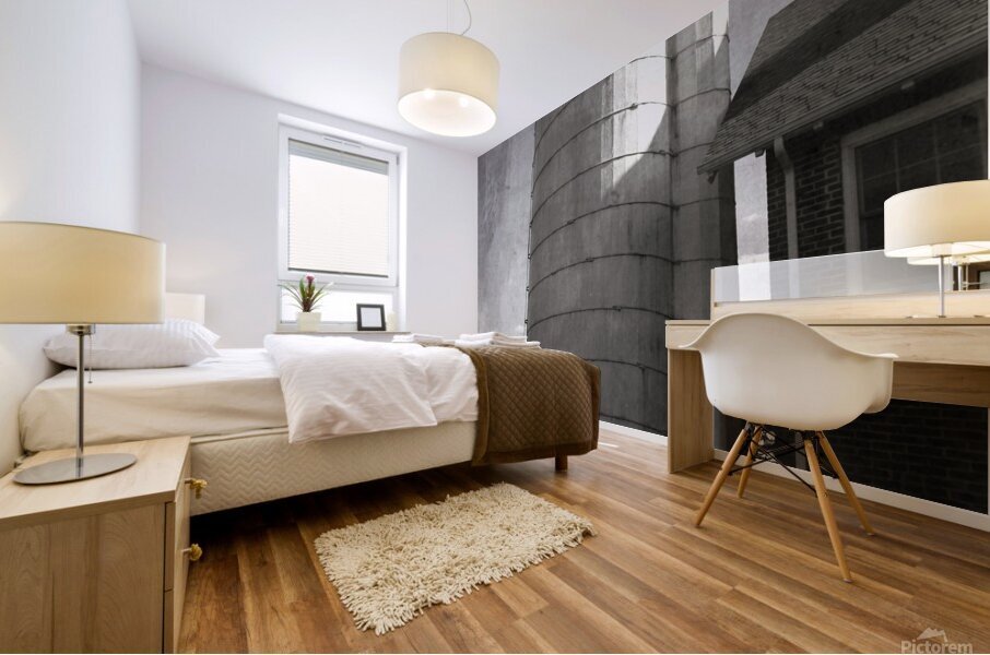 Silos At Upland Mural print