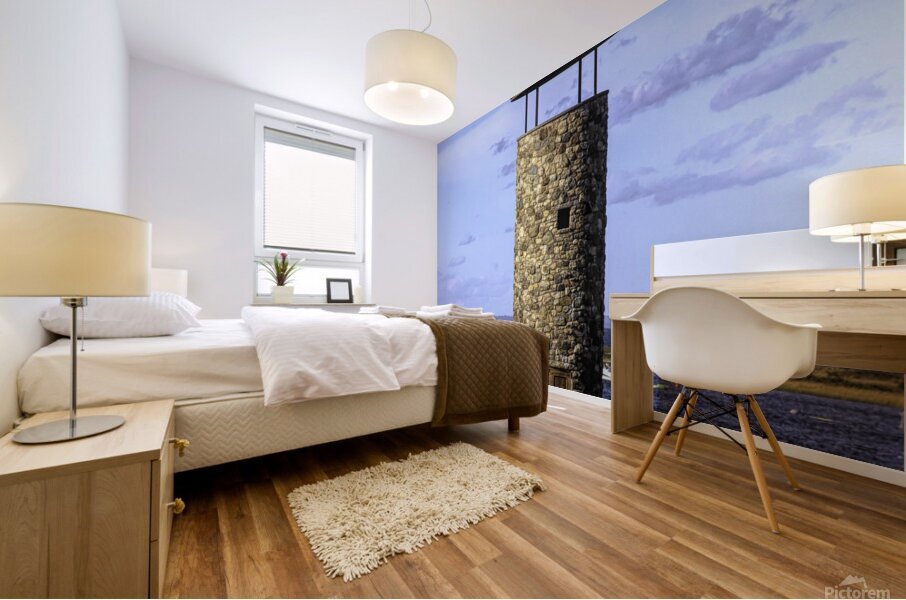 Stone Building On The Sound Impression murale