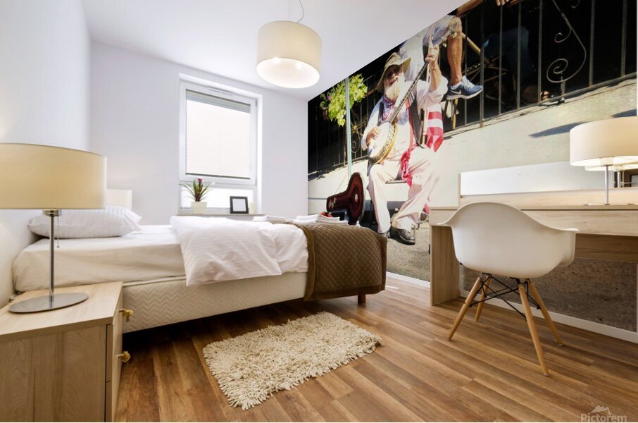 Greenport Street Musician Mural print