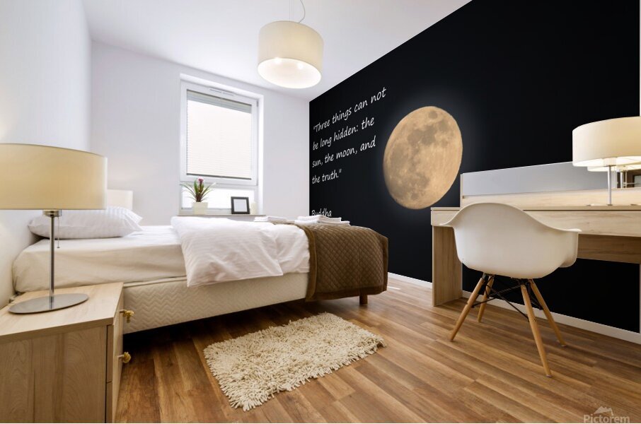 The Truthful Moon Mural print