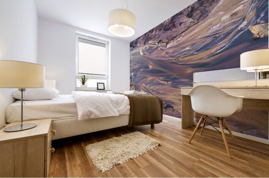 Winter Sand Abstract Mural print