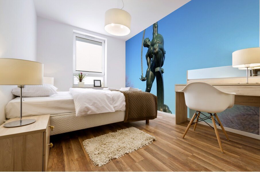 Rocket Thrower Mural print