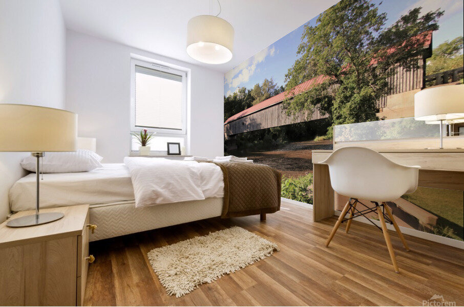 Hamden Covered Bridge Impression murale