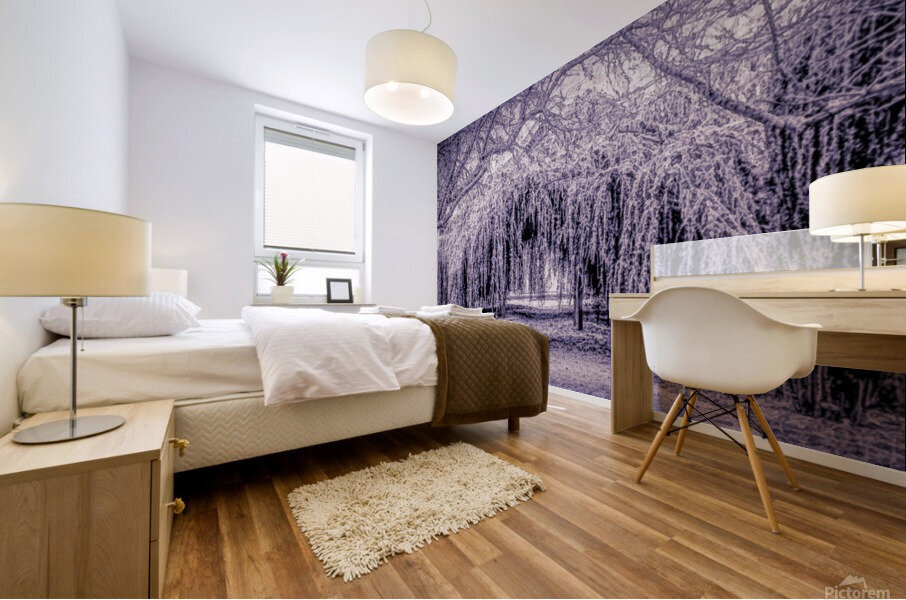 The Winter Tunnel Mural print