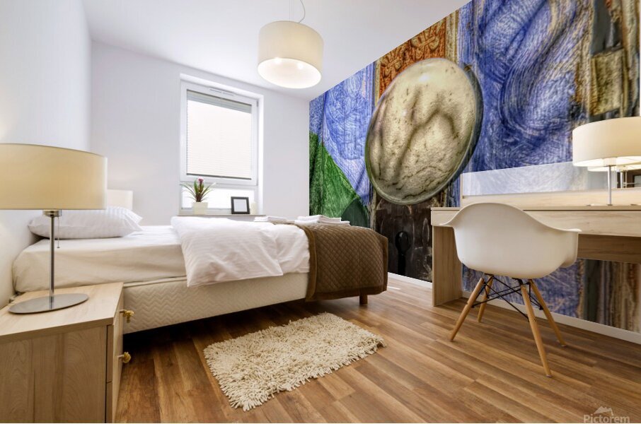 Garden Door Knob Mural print