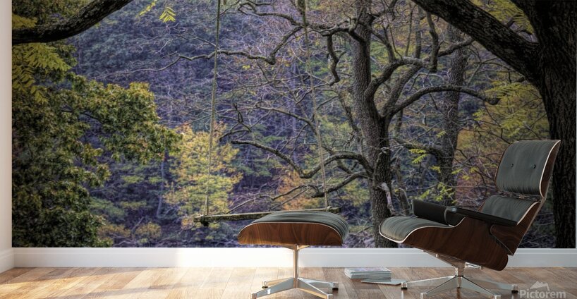 Swinging Into Autumn Edit Wall Murals