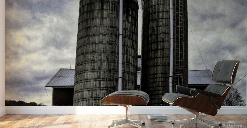 Two Silos Wall Murals