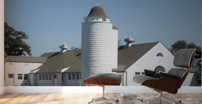 Silo At the Milking Barn Wall Murals