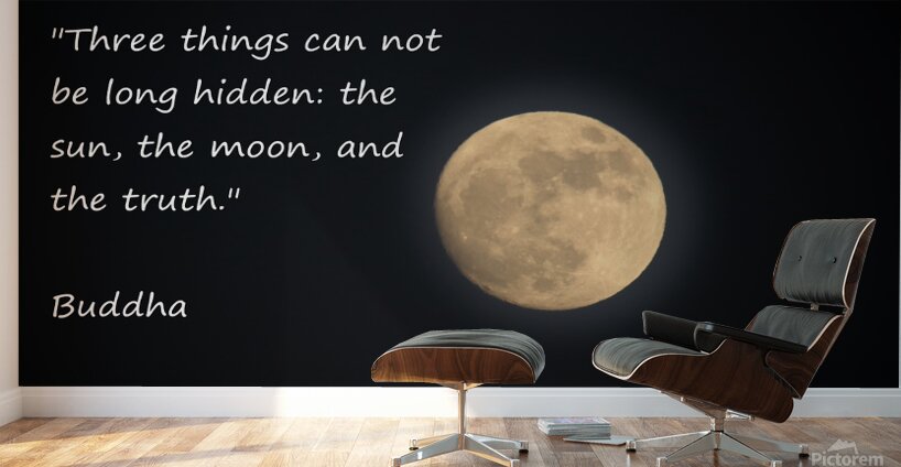 The Truthful Moon Wall Murals