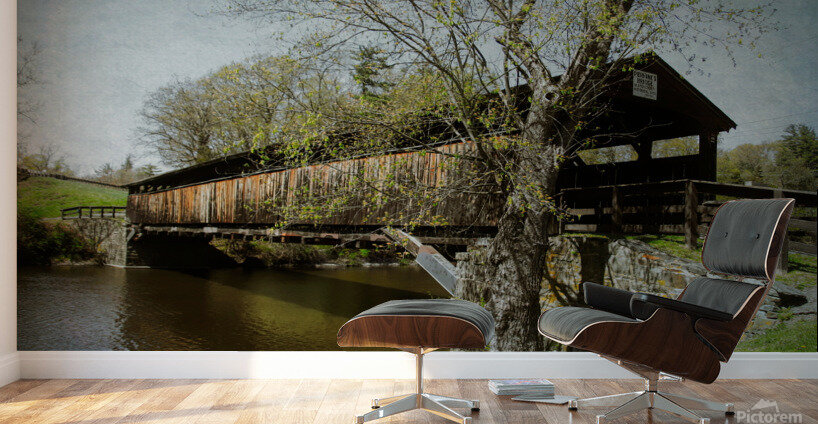 Historic Perrine s Covered Bridge Wall Murals