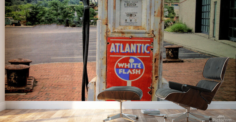 Atlantic White Flash Wall Murals