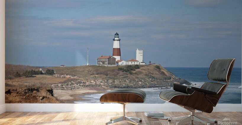 Montauk Lighthouse View From Camp Hero Wall Murals