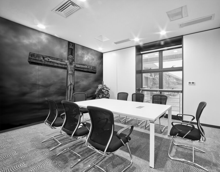 With Me The Storm Is Calm Wall Printing