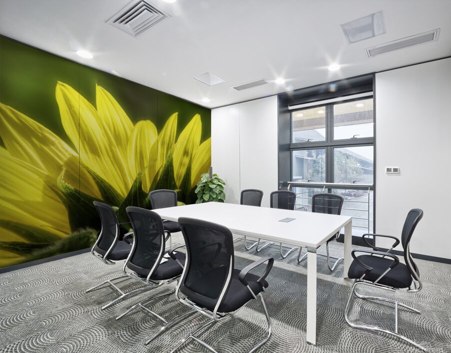 Beauty On The Back Wall Printing