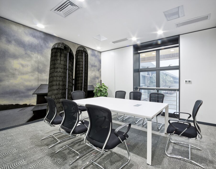 Two Silos Wall Printing