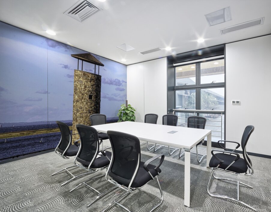 Stone Building On The Sound Wall Printing