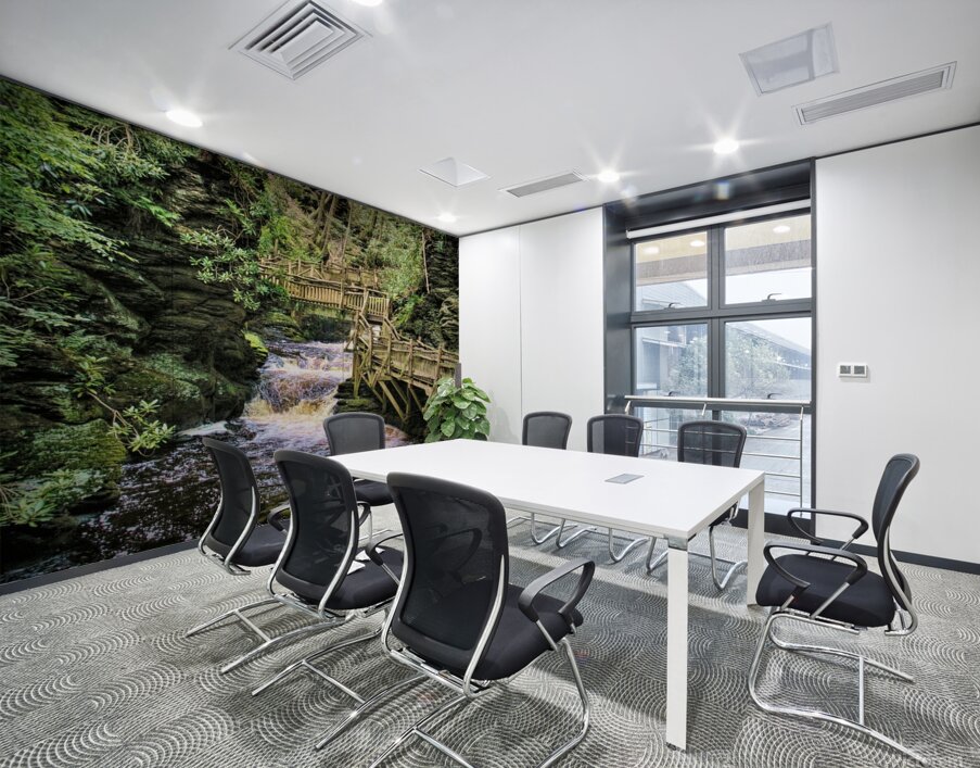 Upper Gorge At Bushkill Falls Wall Printing