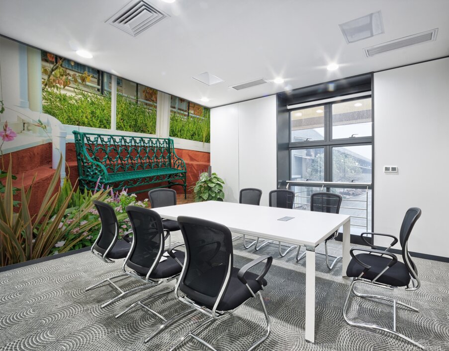 An Inviting Bench  Wall Printing