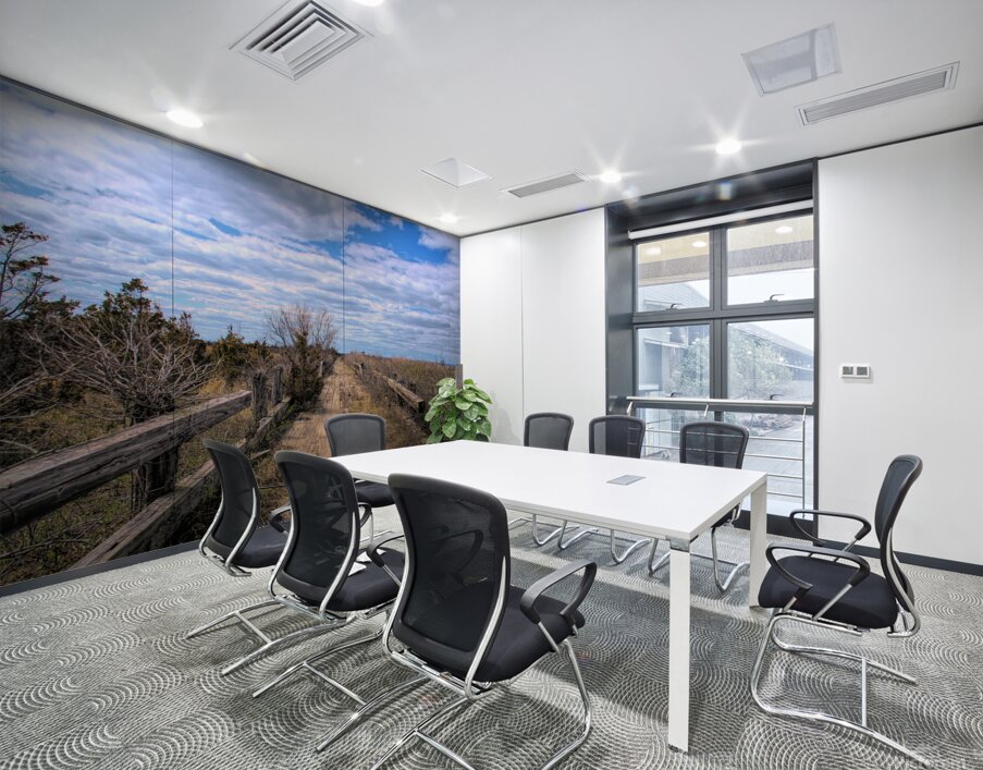 Path Along The Sound Wall Printing