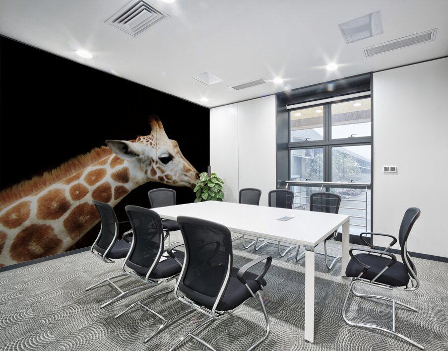 Ollie Giraffe Wall Printing