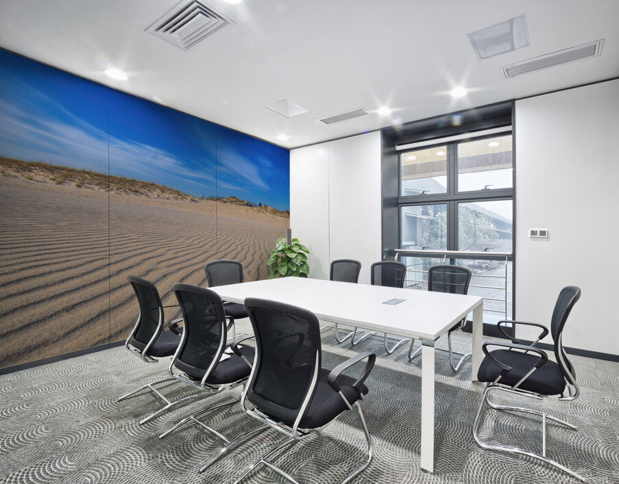 Man On The Dunes Wall Printing