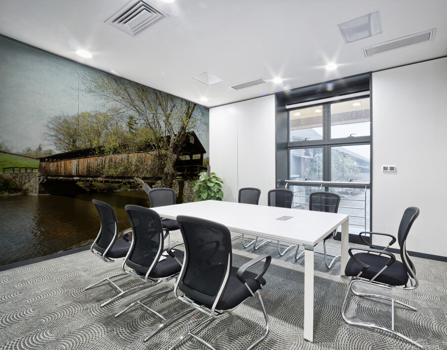 Historic Perrine s Covered Bridge Wall Printing