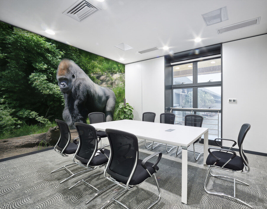 Silverback Gorilla Wall Printing