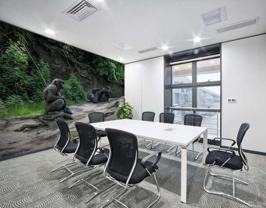 Monkeying Around Wall Printing