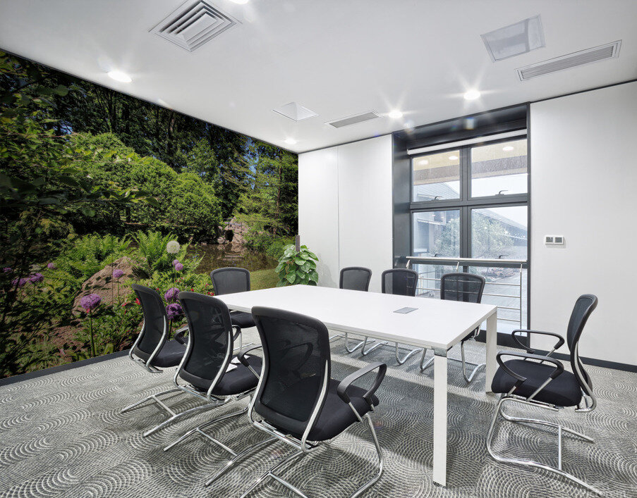 Tranquil Garden Wall Printing