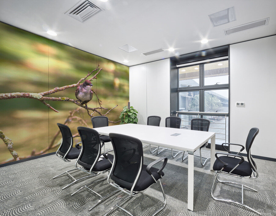 Eastern King Bird Enjoying The Day Wall Printing