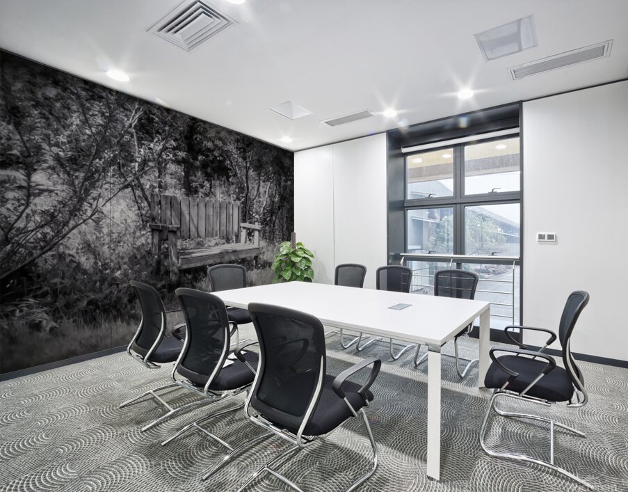 Tranquil Thinking Spot Wall Printing