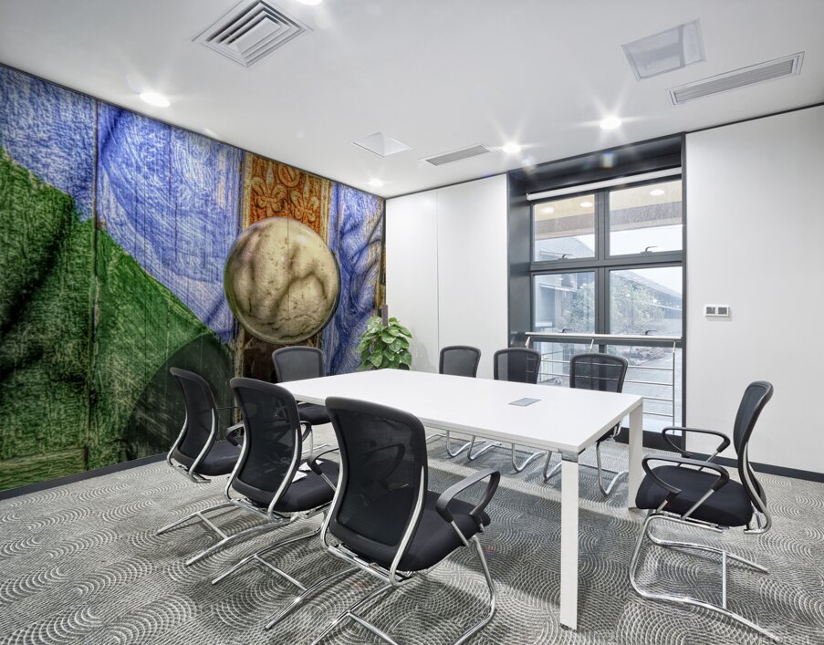 Garden Door Knob Wall Printing