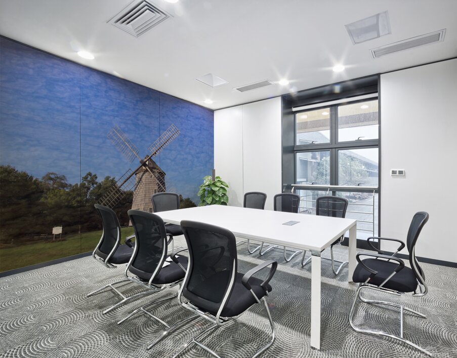 Old Hook With Clouds Wall Printing