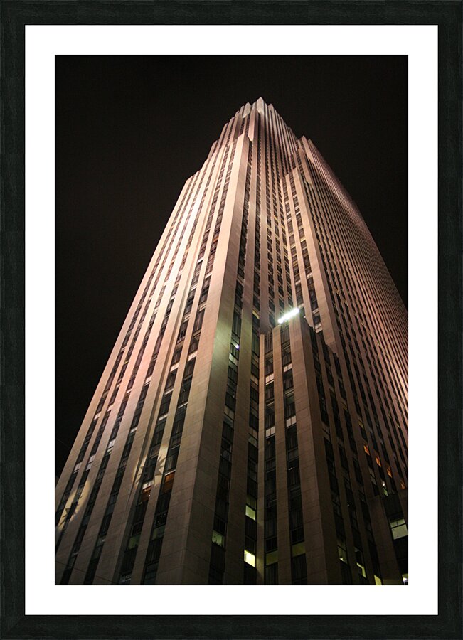30 Rockefeller Plaza Picture Frame print