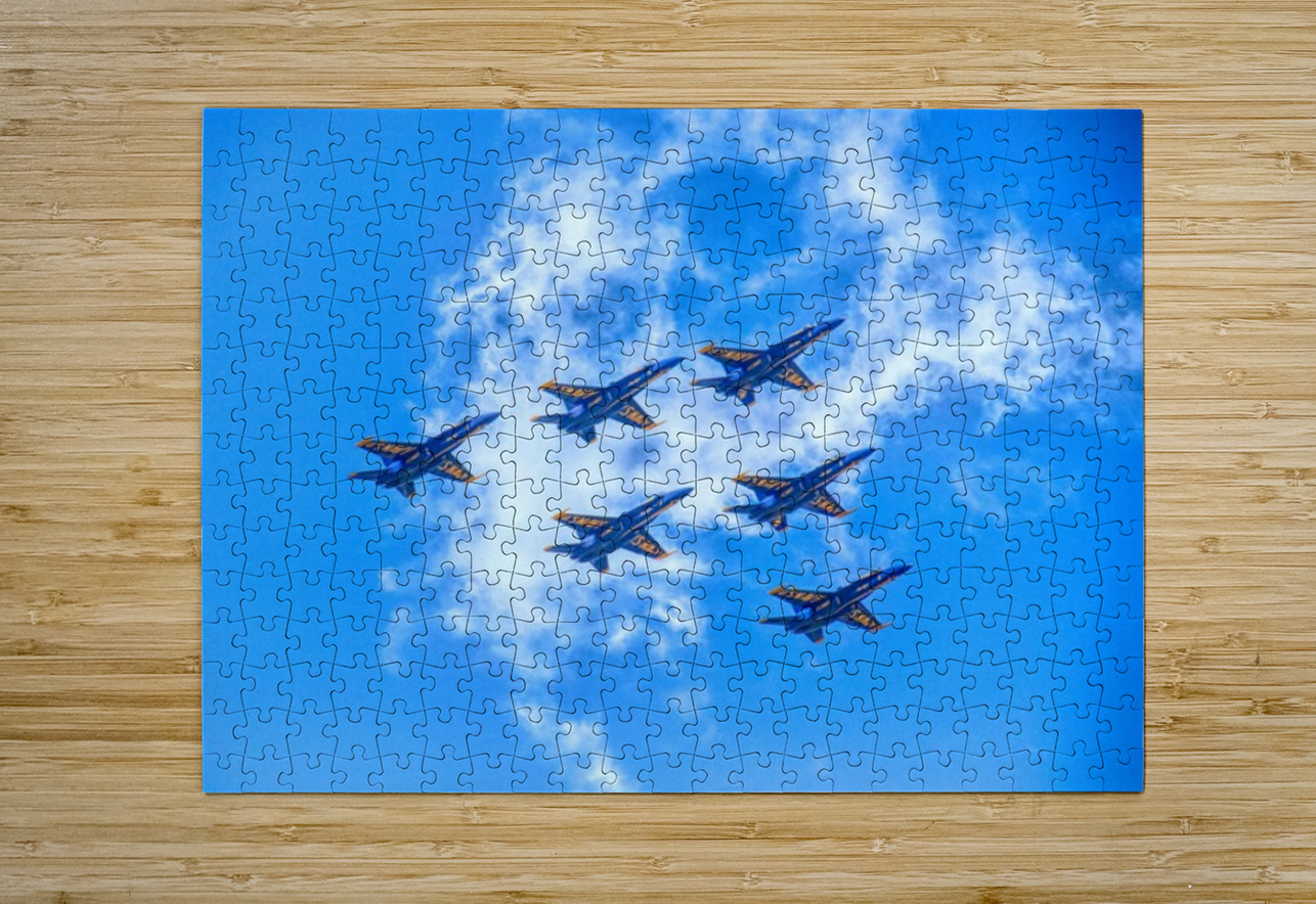 Blue Angels Salute Long Island  Karen Silvestri Puzzle printing