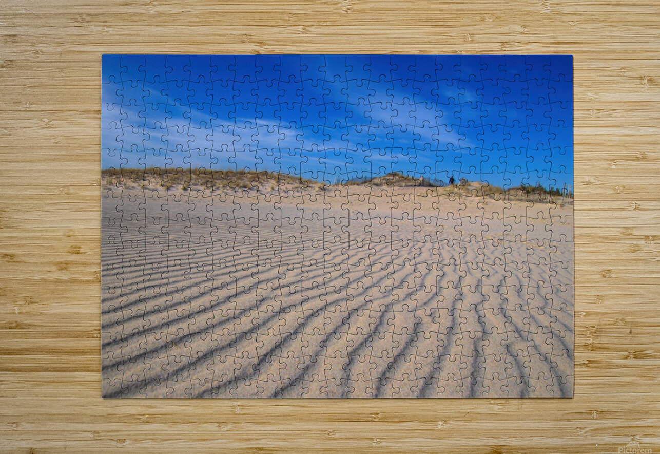 Man On The Dunes Karen Silvestri Puzzle printing