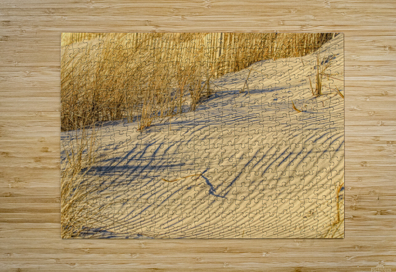 Golden Light On The Dune Karen Silvestri Puzzle printing