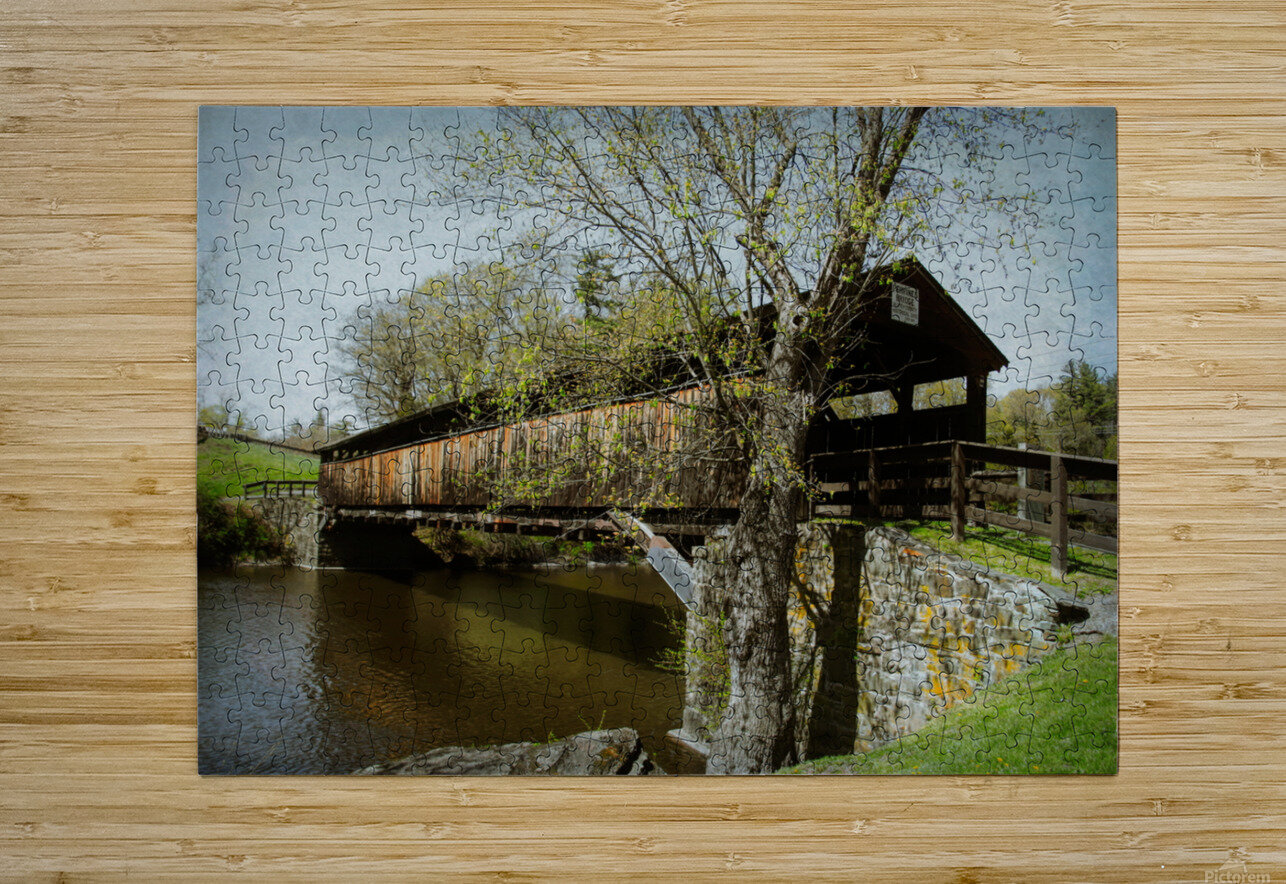 Historic Perrine s Covered Bridge Karen Silvestri Puzzle printing