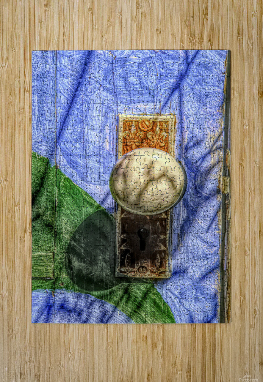 Garden Door Knob Karen Silvestri Puzzle printing