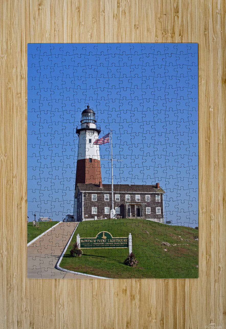 Montauk Lighthouse and Museum Karen Silvestri Puzzle printing
