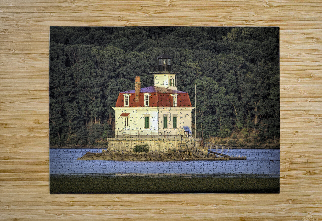 Esopus Meadow Lighthouse Edit Karen Silvestri Puzzle printing