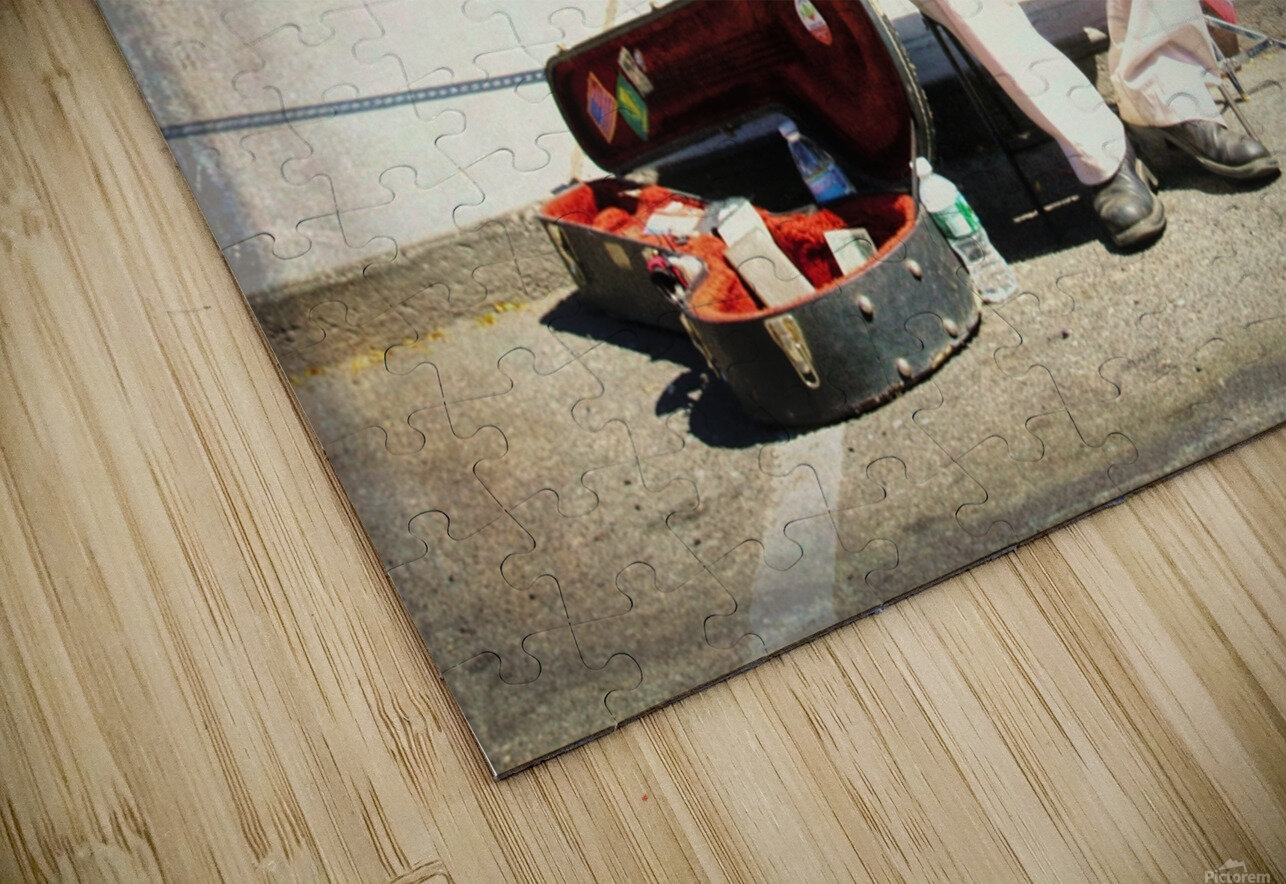 Greenport Street Musician Karen Silvestri Puzzle