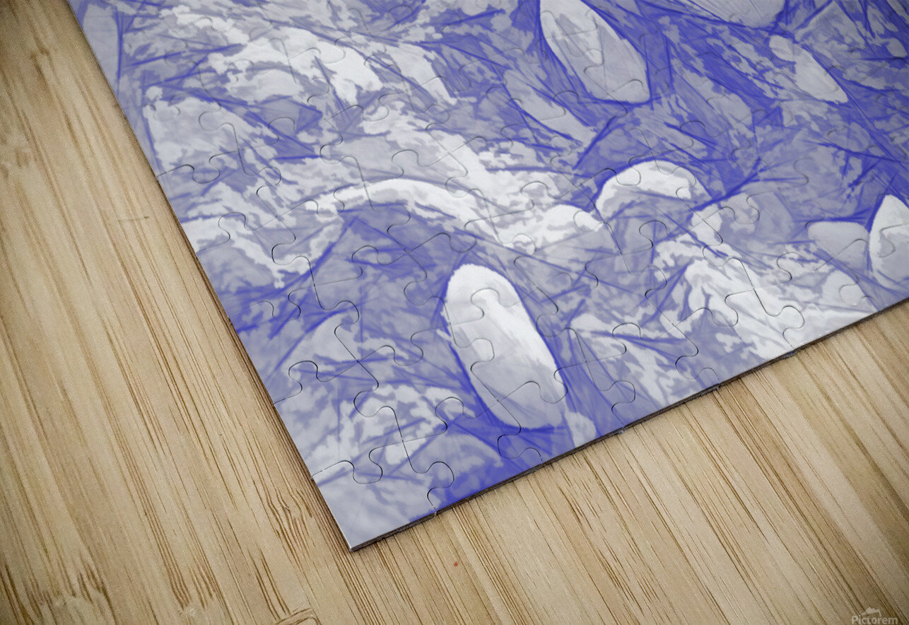 Scallop Shell On Blue and White Karen Silvestri Puzzle