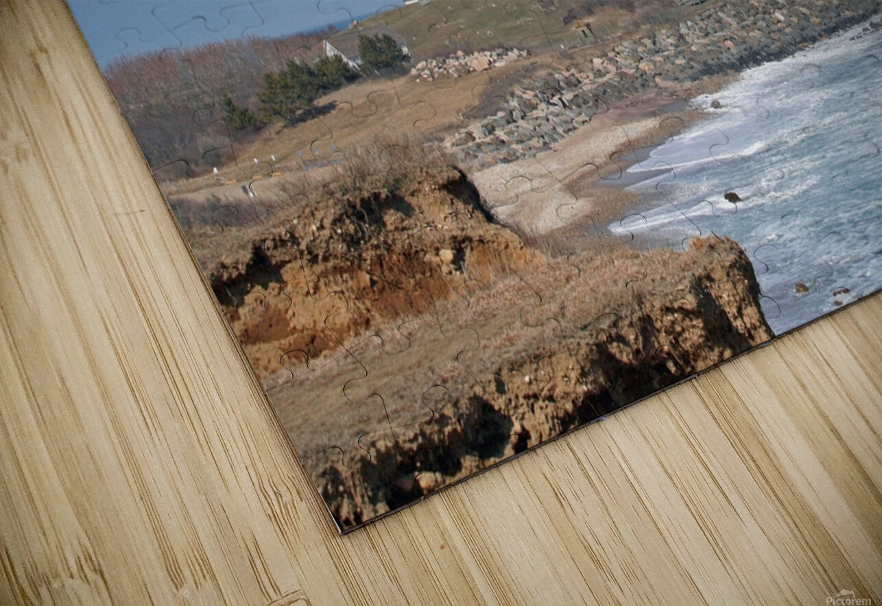 Montauk Lighthouse View From Camp Hero Karen Silvestri Puzzle