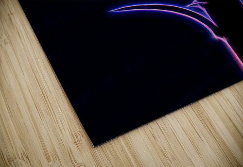 Neon Silhouette Of An Egret Karen Silvestri puzzle