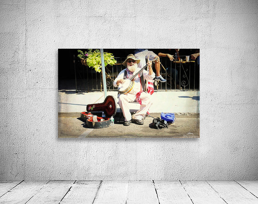 Greenport Street Musician Wall Preview