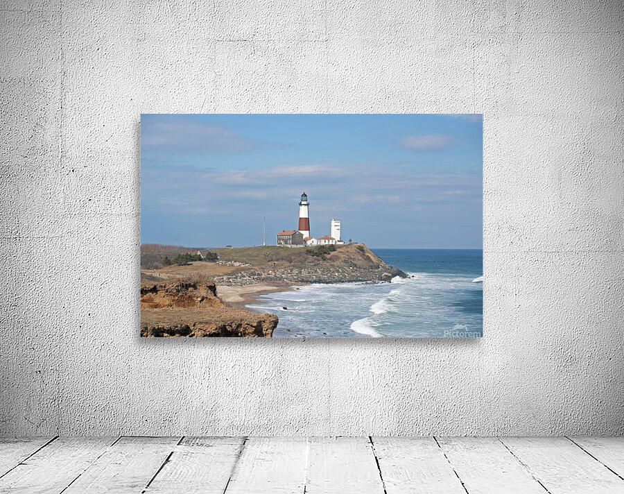 Montauk Lighthouse View From Camp Hero Wall Preview