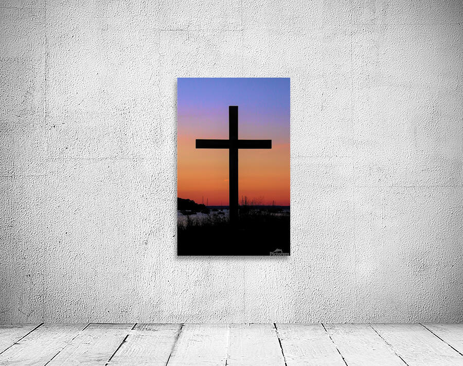 Colorful Sunset On The Cross Wall Preview